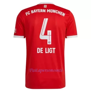 FC Bayern München Matthijs de Ligt 4 Virallinen Kotipelipaita Miehet 2022/23
