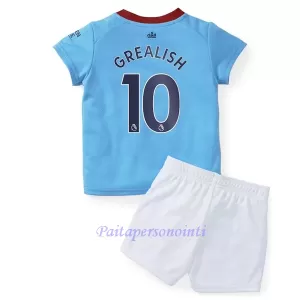 Manchester City Jack Grealish 10 Virallinen Kotipelipaita Lapset 2022/23