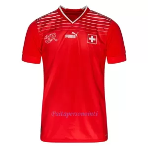 Sveitsi Virallinen Kotipelipaita Miehet MM-kisat 2022 Sveitsi Virallinen Kotipelipaita Miehet MM-kisat 2022