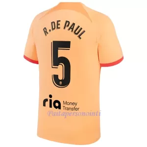Atlético Madrid Rodrigo de Paul 5 Virallinen Kolmas Pelipaita Miehet 2022/23 Atlético Madrid Rodrigo de Paul 5 Virallinen Kolmas Pelipaita Miehet 2022/23