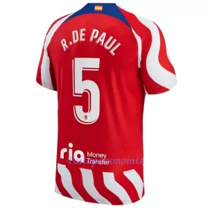 Atlético Madrid Rodrigo de Paul 5 Virallinen Kotipelipaita Miehet 2022/23 Atlético Madrid Rodrigo de Paul 5 Virallinen Kotipelipaita Miehet 2022/23