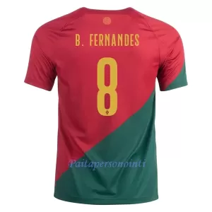 Portugali Bruno Fernandes 8 Virallinen Kotipelipaita Miehet MM-kisat 2022 Portugali Bruno Fernandes 8 Virallinen Kotipelipaita Miehet MM-kisat 2022