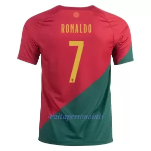 Portugali Cristiano Ronaldo 7 Virallinen Kotipelipaita Miehet MM-kisat 2022 Portugali Cristiano Ronaldo 7 Virallinen Kotipelipaita Miehet MM-kisat 2022