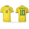 Brasilia Neymar Jr 10 Virallinen Kotipelipaita Miehet MM-kisat 2022