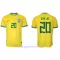 Brasilia Vinicius Junior 20 Virallinen Kotipelipaita Miehet MM-kisat 2022