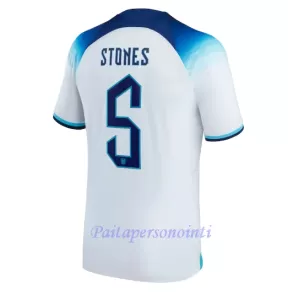 Englanti John Stones 5 Virallinen Kotipelipaita Miehet MM-kisat 2022