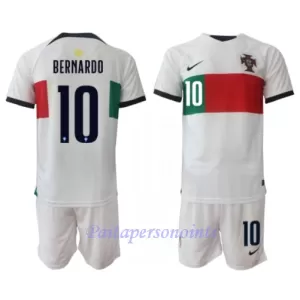 Portugali Bernardo Silva 10 Virallinen Vieraspelipaita Lapset MM-kisat 2022 Portugali Bernardo Silva 10 Virallinen Vieraspelipaita Lapset MM-kisat 2022