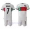 Portugali Cristiano Ronaldo 7 Virallinen Vieraspelipaita Lapset MM-kisat 2022