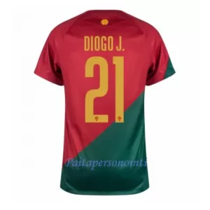 Portugali Diogo Jota 21 Virallinen Kotipelipaita Miehet MM-kisat 2022 Portugali Diogo Jota 21 Virallinen Kotipelipaita Miehet MM-kisat 2022