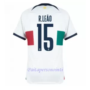 Portugali Rafael Leão 15 Virallinen Vieraspelipaita Miehet MM-kisat 2022 Portugali Rafael Leão 15 Virallinen Vieraspelipaita Miehet MM-kisat 2022