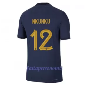 Ranska Christopher Nkunku 12 Virallinen Kotipelipaita Miehet MM-kisat 2022 Ranska Christopher Nkunku 12 Virallinen Kotipelipaita Miehet MM-kisat 2022