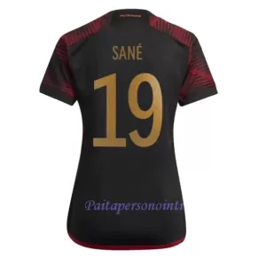Saksa Leroy Leroy Sané 19 Virallinen Vieraspelipaita Naiset MM-kisat 2022 Saksa Leroy Leroy Sané 19 Virallinen Vieraspelipaita Naiset MM-kisat 2022