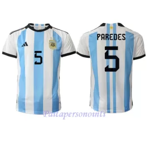 Argentiina Leandro Paredes 5 Virallinen Kotipelipaita Miehet MM-kisat 2022 Argentiina Leandro Paredes 5 Virallinen Kotipelipaita Miehet MM-kisat 2022