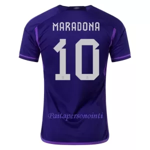 Argentiina Maradona 10 Virallinen Vieraspelipaita Miehet MM-kisat 2022
