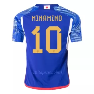 Japani MINAMINO 10 Virallinen Kotipelipaita Miehet MM-kisat 2022 Japani MINAMINO 10 Virallinen Kotipelipaita Miehet MM-kisat 2022