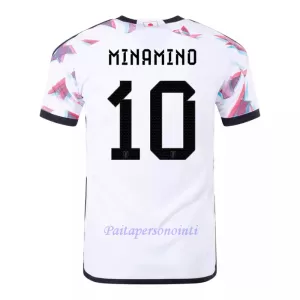 Japani MINAMINO 10 Virallinen Vieraspelipaita Miehet MM-kisat 2022 Japani MINAMINO 10 Virallinen Vieraspelipaita Miehet MM-kisat 2022