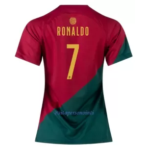 Portugali Cristiano Ronaldo 7 Virallinen Kotipelipaita Naiset MM-kisat 2022 Portugali Cristiano Ronaldo 7 Virallinen Kotipelipaita Naiset MM-kisat 2022