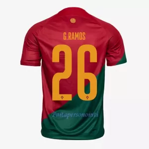 Portugali G. RAMOS 26 Virallinen Kotipelipaita Miehet MM-kisat 2022 Portugali G. RAMOS 26 Virallinen Kotipelipaita Miehet MM-kisat 2022