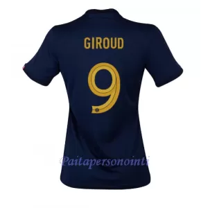 Ranska Olivier Giroud 9 Virallinen Kotipelipaita Naiset MM-kisat 2022
