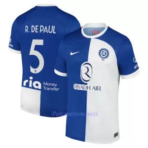 Atlético Madrid Rodrigo de Paul 5 Virallinen Vieraspelipaita Miehet 2023/24 Atlético Madrid Rodrigo de Paul 5 Virallinen Vieraspelipaita Miehet 2023/24