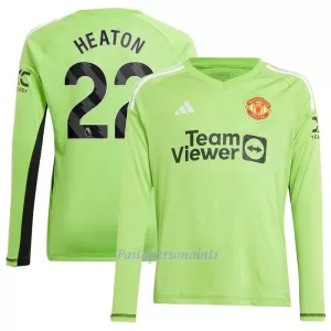 Manchester United Heaton 22 Maalivahdin Virallinen Kotipelipaita Miehet 2023/24 Pitkähihainen Manchester United Heaton 22 Maalivahdin Virallinen Kotipelipaita Miehet 2023/24 Pitkähihainen