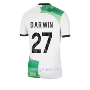 Liverpool Darwin Núñez 27 Virallinen Vieraspelipaita Miehet 2023/24 Liverpool Darwin Núñez 27 Virallinen Vieraspelipaita Miehet 2023/24