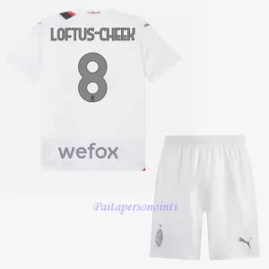 AC Milan Loftus-Cheek 8 Virallinen Vieraspelipaita Lapset 2023/24 AC Milan Loftus-Cheek 8 Virallinen Vieraspelipaita Lapset 2023/24