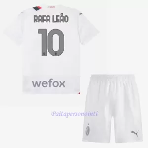 AC Milan Rafael Leão 10 Virallinen Vieraspelipaita Lapset 2023/24 AC Milan Rafael Leão 10 Virallinen Vieraspelipaita Lapset 2023/24