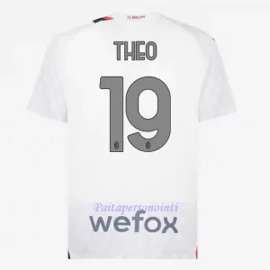 AC Milan Theo Hernández 19 Virallinen Vieraspelipaita Miehet 2023/24 AC Milan Theo Hernández 19 Virallinen Vieraspelipaita Miehet 2023/24