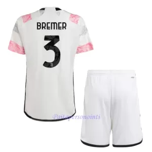 Juventus Bremer 3 Virallinen Vieraspelipaita Lapset 2023/24 Juventus Bremer 3 Virallinen Vieraspelipaita Lapset 2023/24