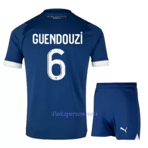 Olympique Marseille GUENDOUZI 6 Virallinen Vieraspelipaita Lapset 2023/24