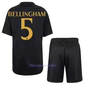 Real Madrid Jude Bellingham 5 Virallinen Kolmas Pelipaita Lapset 2023/24 Real Madrid Jude Bellingham 5 Virallinen Kolmas Pelipaita Lapset 2023/24