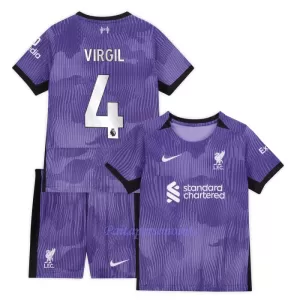 Liverpool Virgil van Dijk 4 Virallinen Kolmas Pelipaita Lapset 2023/24 Liverpool Virgil van Dijk 4 Virallinen Kolmas Pelipaita Lapset 2023/24