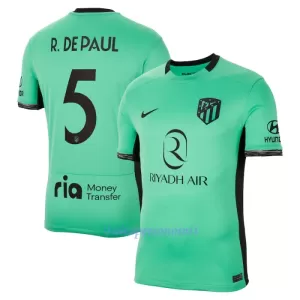 Atlético Madrid Rodrigo de Paul 5 Virallinen Kolmas Pelipaita Miehet 2023/24 Atlético Madrid Rodrigo de Paul 5 Virallinen Kolmas Pelipaita Miehet 2023/24