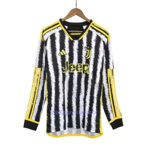 Juventus Virallinen Kotipelipaita Miehet 2023/24 Pitkähihainen Juventus Virallinen Kotipelipaita Miehet 2023/24 Pitkähihainen