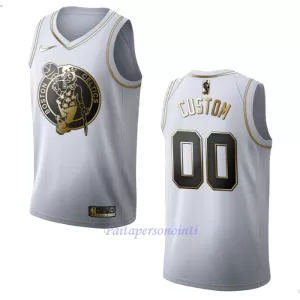 Boston Celtics Pelipaita Miehet Golden Edition Swingman Valkoinen Boston Celtics Pelipaita Miehet Golden Edition Swingman Valkoinen