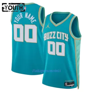 Charlotte Hornets Pelipaita Lapset City Edition 2023/24 Swingman Sinivihreä Charlotte Hornets Pelipaita Lapset City Edition 2023/24 Swingman Sinivihreä