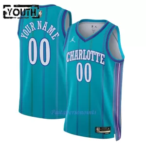 Charlotte Hornets Pelipaita Lapset Classic Edition 2023/24 Swingman Sinivihreä Charlotte Hornets Pelipaita Lapset Classic Edition 2023/24 Swingman Sinivihreä