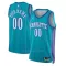Charlotte Hornets Pelipaita Miehet Classic Edition 2023/24 Swingman Sinivihreä