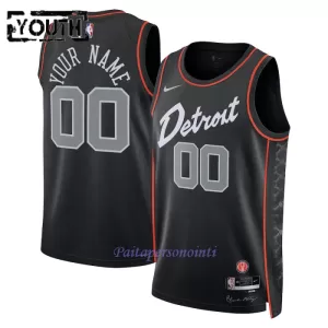 Detroit Pistons Pelipaita Lapset City Edition 2023/24 Swingman Musta