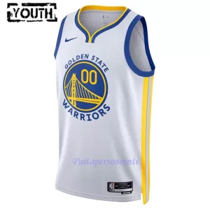 Golden State Warriors Pelipaita Lapset Association Edition 2023/24 Swingman Valkoinen