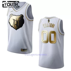 Memphis Grizzlies Pelipaita Lapset Golden Edition Swingman Valkoinen Memphis Grizzlies Pelipaita Lapset Golden Edition Swingman Valkoinen