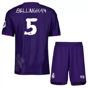 Real Madrid Jude Bellingham 5 Virallinen Neljäs Pelipaita Lapset 2023/24 Real Madrid Jude Bellingham 5 Virallinen Neljäs Pelipaita Lapset 2023/24