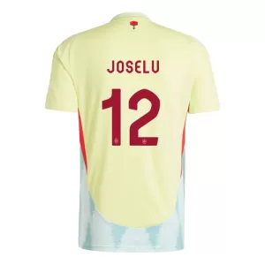 Espanja Joselu 12 Virallinen Vieraspelipaita Miehet Euro 2024