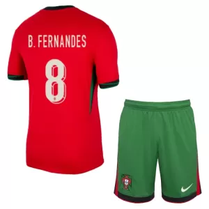 Portugali Bruno Fernandes 8 Virallinen Kotipelipaita Lapset Euro 2024 Portugali Bruno Fernandes 8 Virallinen Kotipelipaita Lapset Euro 2024