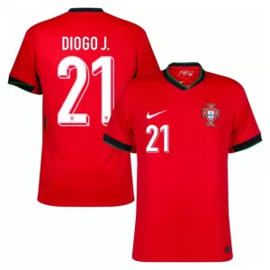 Portugali Diogo Jota 21 Virallinen Kotipelipaita Miehet Euro 2024 Portugali Diogo Jota 21 Virallinen Kotipelipaita Miehet Euro 2024