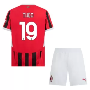 AC Milan Theo Hernández 19 Virallinen Kotipelipaita Lapset 2024/25 AC Milan Theo Hernández 19 Virallinen Kotipelipaita Lapset 2024/25