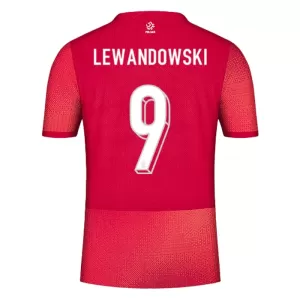 Puola Robert Lewandowski 9 Virallinen Vieraspelipaita Miehet Euro 2024