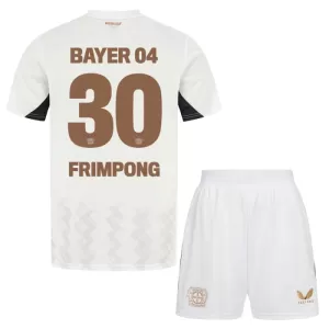 Bayer 04 Leverkusen Jeremie Frimpong 30 Virallinen Vieraspelipaita Lapset 2024/25