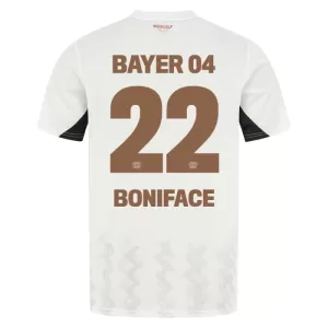 Bayer 04 Leverkusen Victor Boniface 22 Virallinen Vieraspelipaita Miehet 2024/25